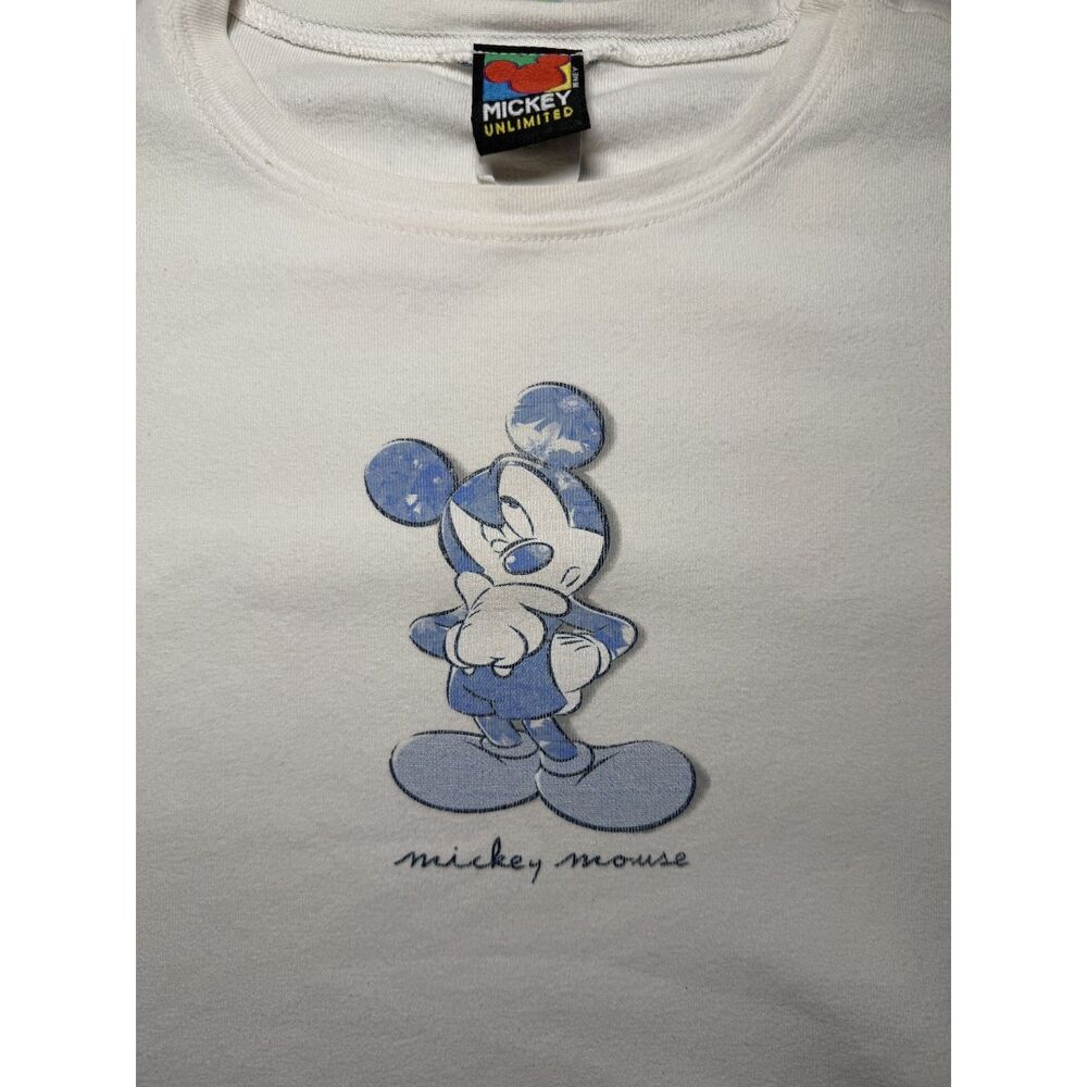 Vintage 90s Mickey unlimited bright like a diamond center hit shirt size Large - Picture 2 of 3